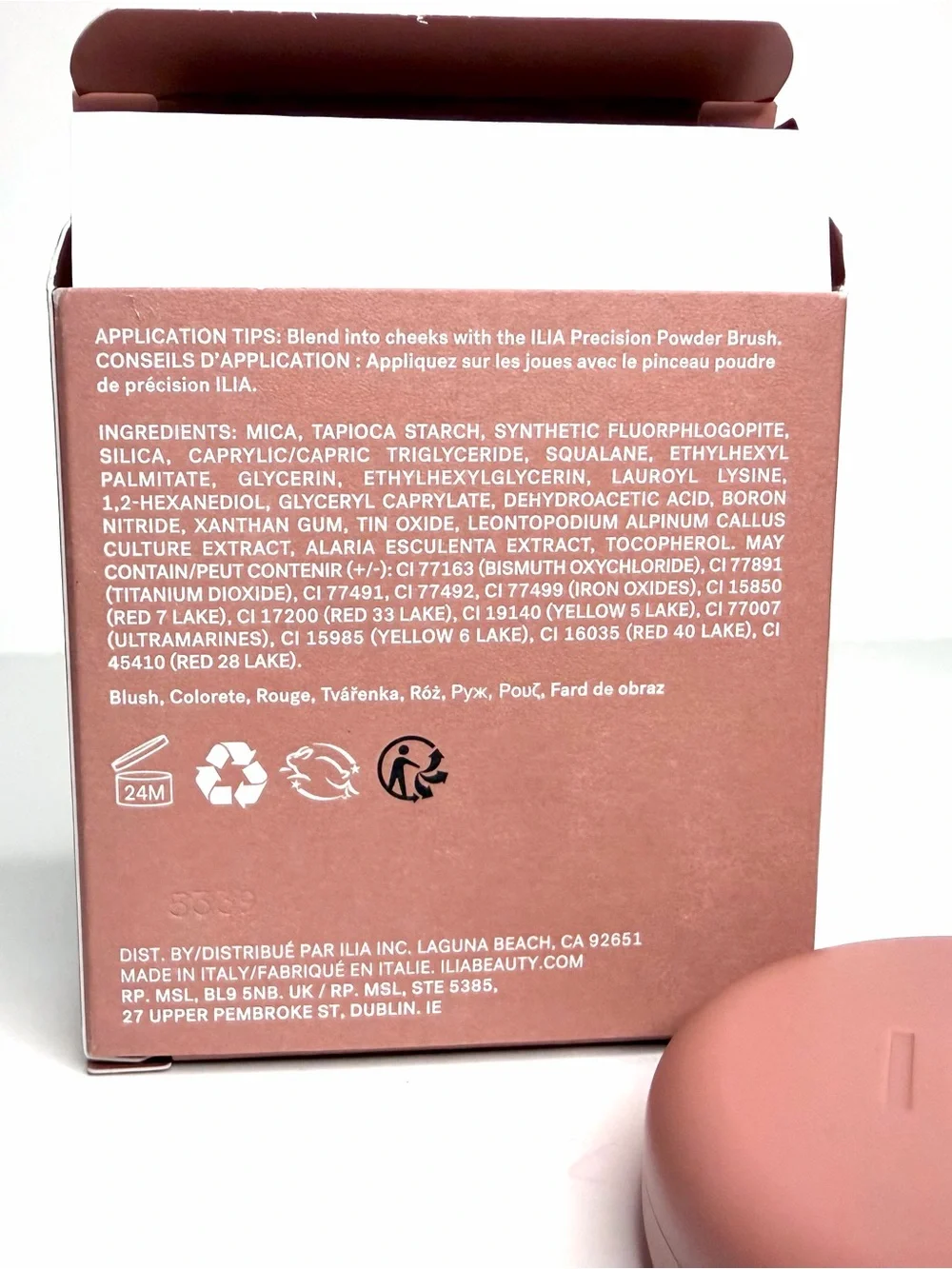 ILIA Soft Focus Blurring Blush GLIMPSE